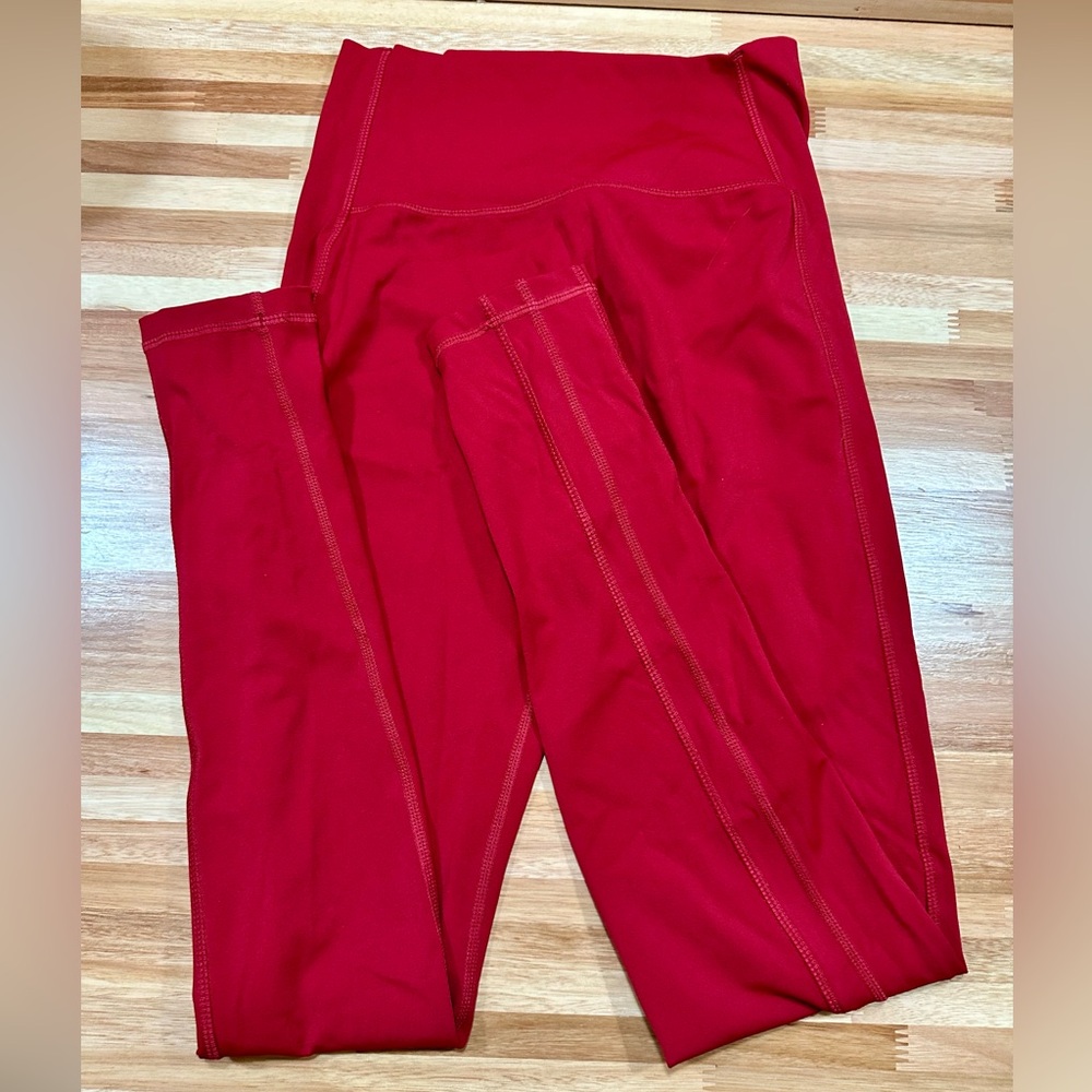 Women's Red Alphalete Workout Active Wear Pants